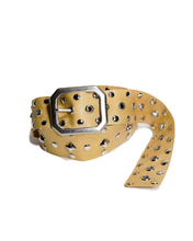 Load image into Gallery viewer, Studded Belt (Cream)
