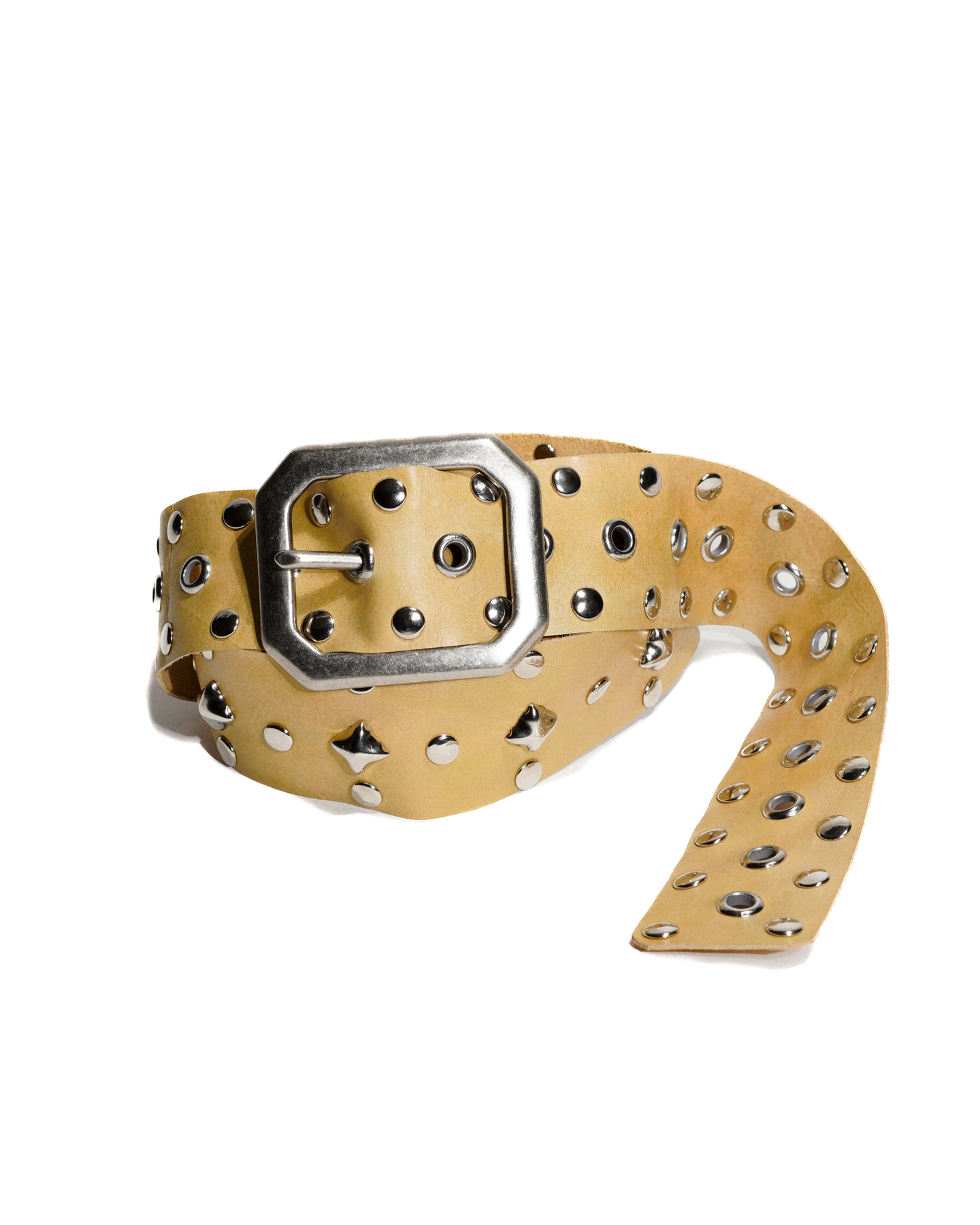 Studded Belt (Cream)